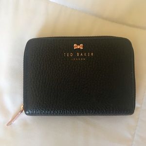 Ted Baker Black Rose Gold Wallet